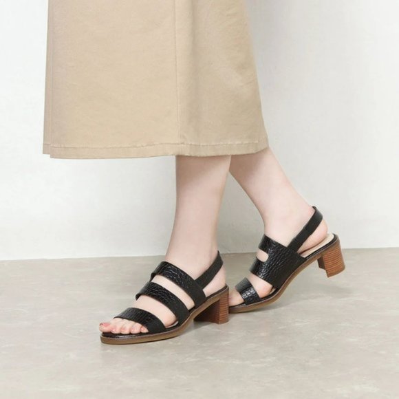 Cole Haan Shoes - Cole Haan Grand Series Adella Slingback Sandal Block Heel Size 9